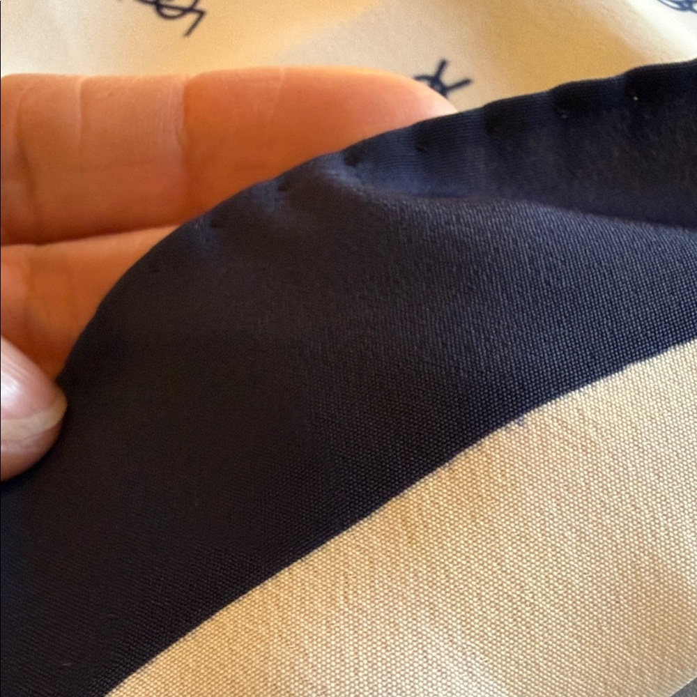 YSL Monogram Silk Scarf - Picture 6 of 9